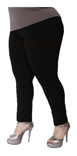 Calza Lycra Termica Invierno Talles Especiales Con Cintura