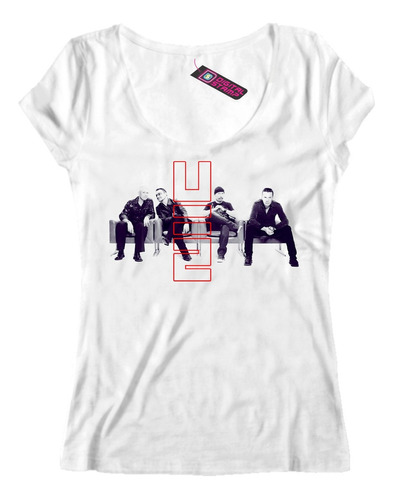 Remera Mujer U2 U=2 Toda La Banda Rp350 Dtg Premium