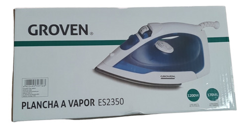 Plancha Groven A Vapor Es2350 1200w 170ml Azul 