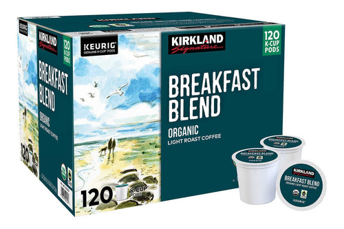 Café Orgánico Keurig Kirkland Breakfast Blend K-cup 120 Pods