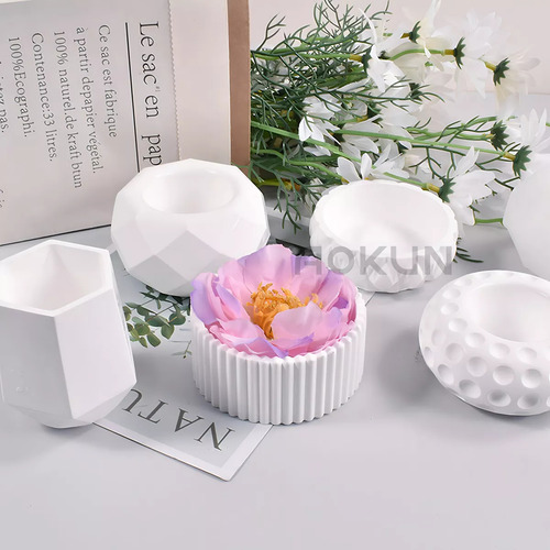 Moldes Para Macetas Pequeñas, 5 Unidades, Varios Colores