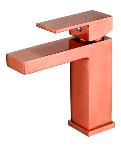 Torneira Monocomando Cascata Banheiro Luxo 7127 Rosa Gold Acabamento Brilhante