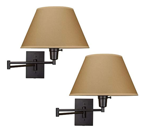 Kira Home Cambridge 13  Swing Arm Wall Lamp - Plug In/wall M