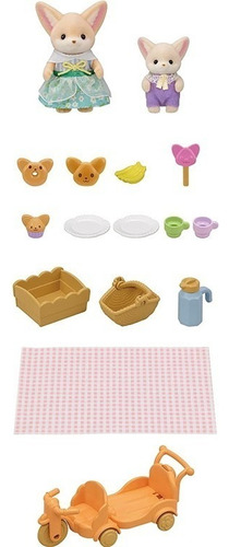 Ternurines Calico Critters Picnic Zorros Hermana Fennec Bebe