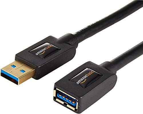 Amazon Basics 2-pack Usb-a 3.0 Cable De Extensión, 4.8gbps H