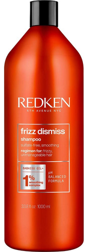 Shampoo Redken Frizz Dismiss Para Cabelos Crespos, 1 Litro S