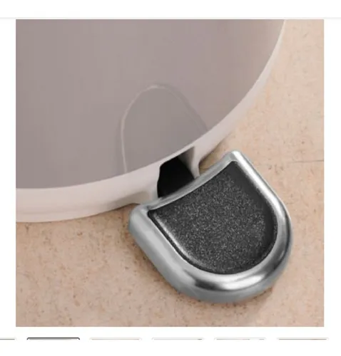 Papelera Redonda Pedal H5 5 Litros Gris
