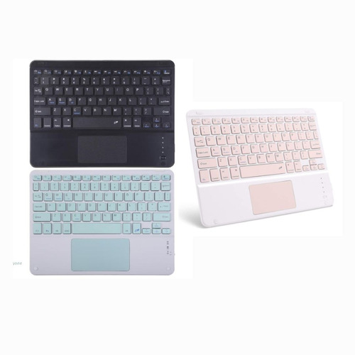 Combo Mouse Y Teclado Bluetooth Keyboard Distintos Colores 