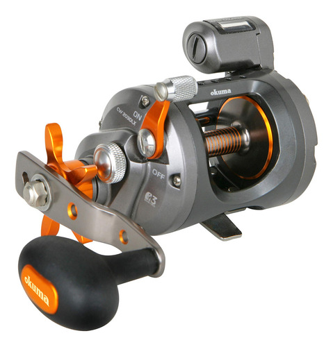 Okuma Cold Water Carrete De Troleo Con Contador De Línea Cw