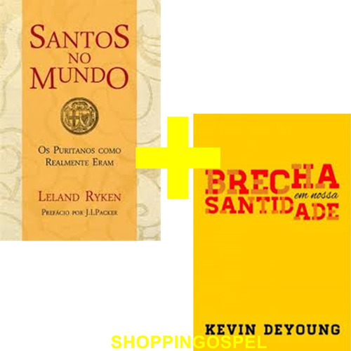 Kit Santos No Mundo + Brecha Em Nossa Santidade Livro