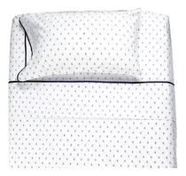 Comprar Juego Sábanas Cuna Bebé 4pz Funda Almohada Elige Color Talla Diseño De La Tela Estampado Anclas Marino