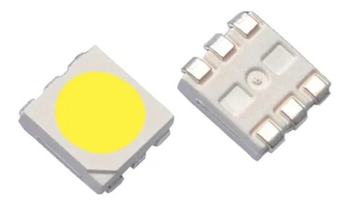 Led Smd 5050 Blanco Calido Alta Luminosidad X 10 Unidades