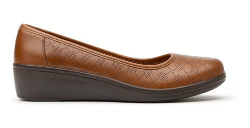 Zapato Dama Flexi 45602 Balerina Flats Piel Confort Tan