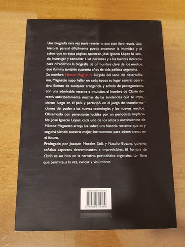 Libro El Hombre De Clarín José Ignacio Lopez Héctor Magnetto