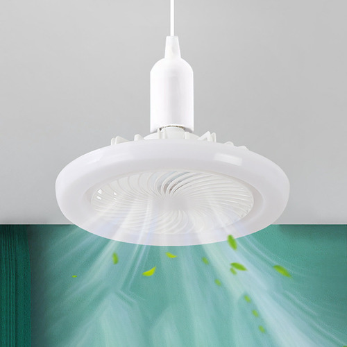 L Ventilador De Teto N E27 Com Luzes Fechadas, Ventila Light