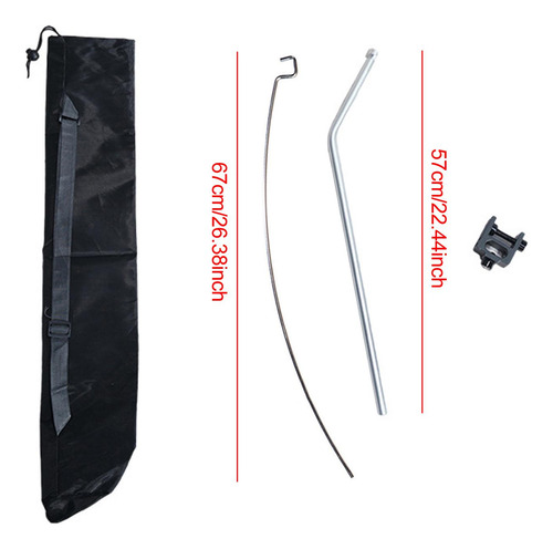 Camping Lantern Stand Pleged Post Hanger Para Pescar