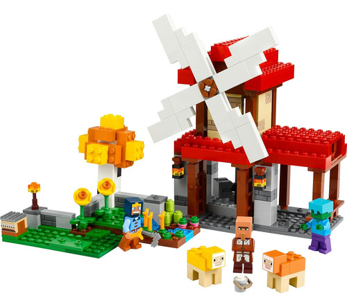 Lego Minecraft La Granja Del Molino 21262