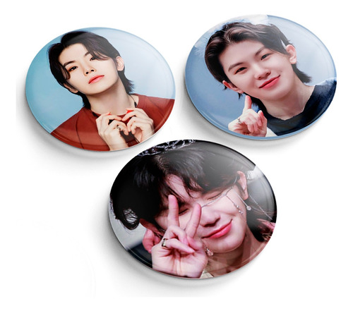 Bottons Seventeen 3,5cm - Kpop Kit 11 Woozi