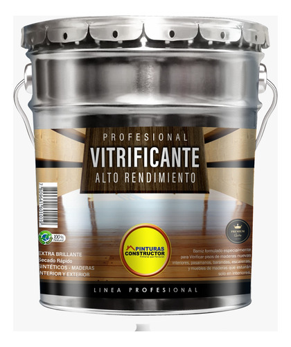 Vitrificante  Solvente De Maderas  Tineta 20lts