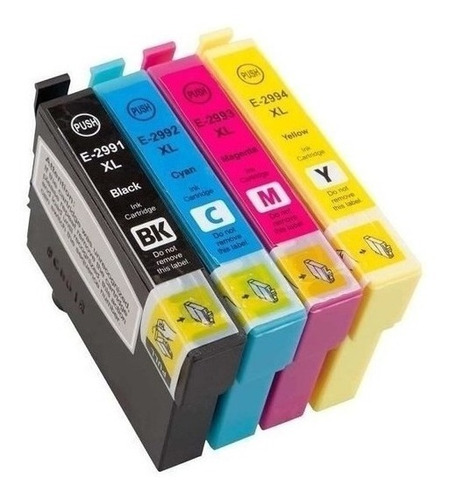 Pack Cartuchos X4 Epson Xp100 Xp200 Xp300 Xp400pack Cartucho