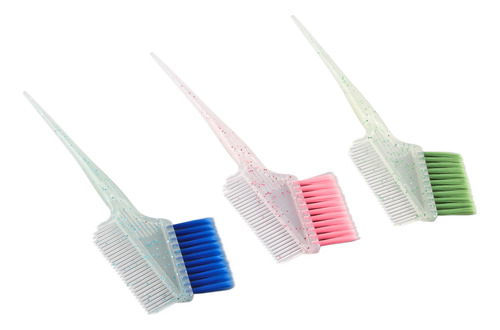 Cepillo Para Resaltar El Cabello, 3 Piezas, Peine De Doble C