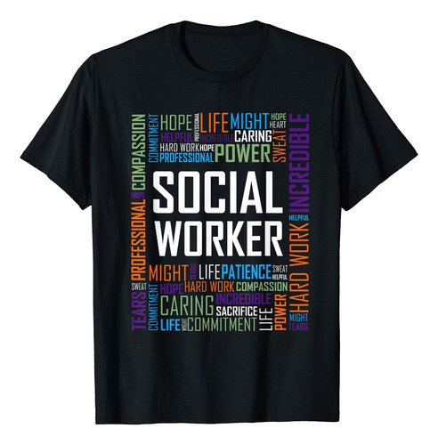 Camiseta De Trabajador Social Para Mujeres Y Hombres, Camise