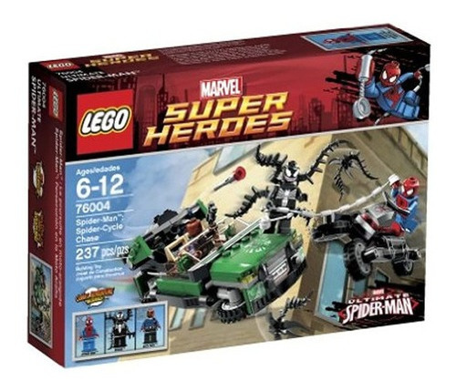 Lego Marvel Super Heroes 76004 Persecución Del Spidercycle