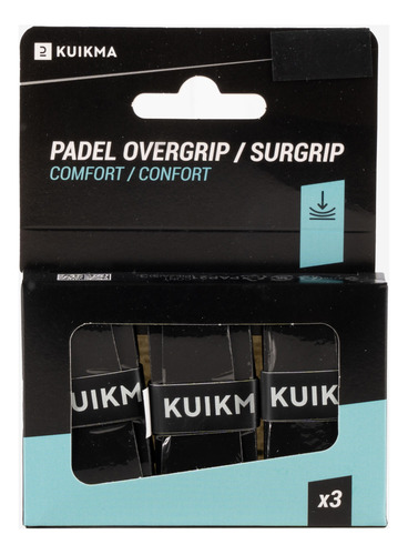 Pádel Cubregrip Confort X3 Negro Kuikma