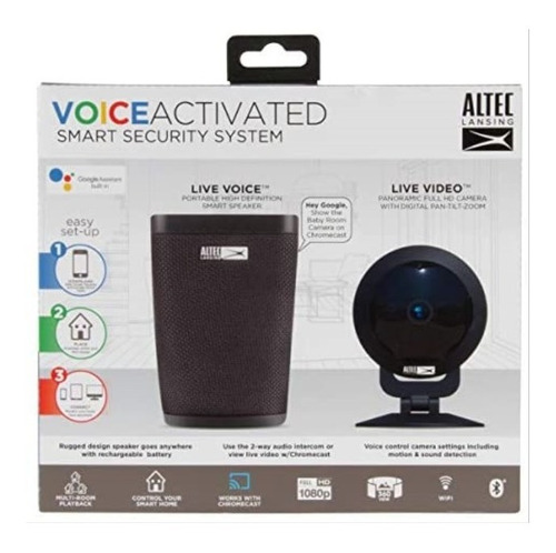 Bocina Y Camara Full Hd Altec Lansing Wifi Google Assistant