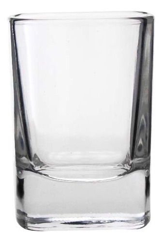 24 Vasos Licor Tequileros Vidrio Shot 2 Oz 55 Ml Viva Color Transparente