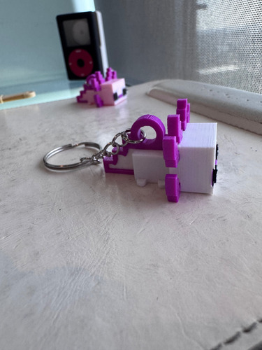 Llaveros De Ajolote Estilo Minecraft, 6pz