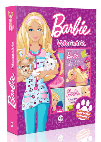 Barbie veterinária, de Cultural, Ciranda. Série Box com janela com 6 Ciranda Cultural Editora E Distribuidora Ltda., capa dura em português, 2013