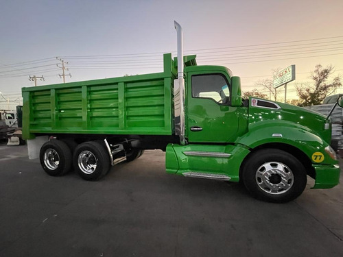 Kenworth T680 Camión De Volteo De 14 Mts Verde