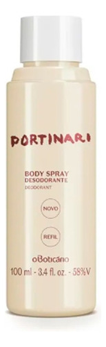 Refil Portinari Desodorante Body Spray, 100ml- O Boticário