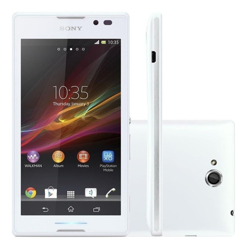 Sony Xperia C Dual SIM 4 GB Branco 1 GB RAM