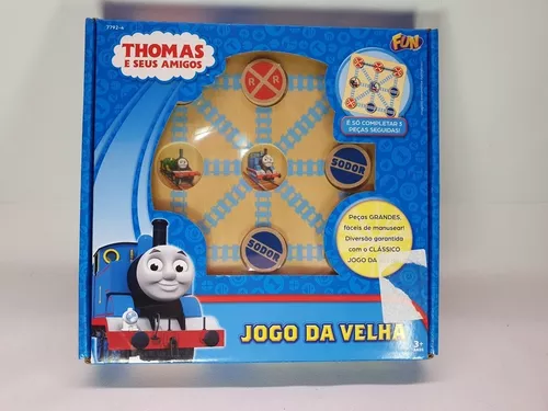 Jogo Da Velha Madeira Infantil Thomas E Seus Amigos