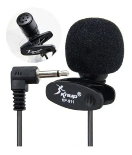 Microfone De Lapela Kp-911 Para Vídeos  Youtuber  Qualidade