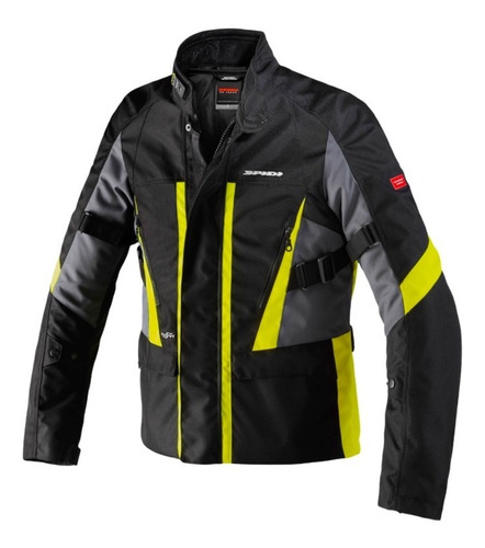 Chamarra Spidi Traveler2 H2out Negro/ Hivis De Moto