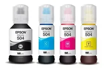 Comprar Tinta Epson 504 4 Unidades Original Tinta Epson T504 Ecotank