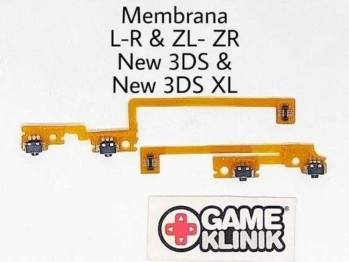 Tapa Joystick + Membranas Flex Botones Lyr Zlyzr New 3ds