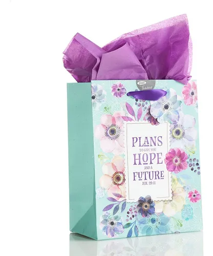 Christian Art Gifts Juego De Papel De Regalo Esperanza Y Un