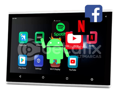 Pantalla Cabecera Android 12 Pulgadas Touch