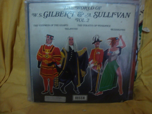 Vinilo Gilbert E Sullivan Volumen 2 The World Of O1