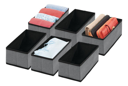 Mdesign Organizador De Tela Suave Para Cajones Y Clósets, Pa