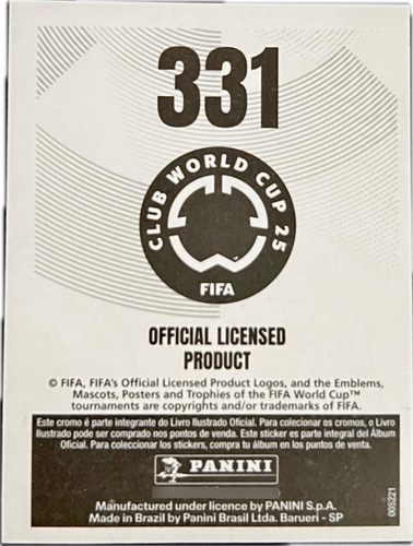Figurita Lautaro Martinez Mundial De Clubes Fifa 2025 Lautaro Martinez Lautaro Martinez