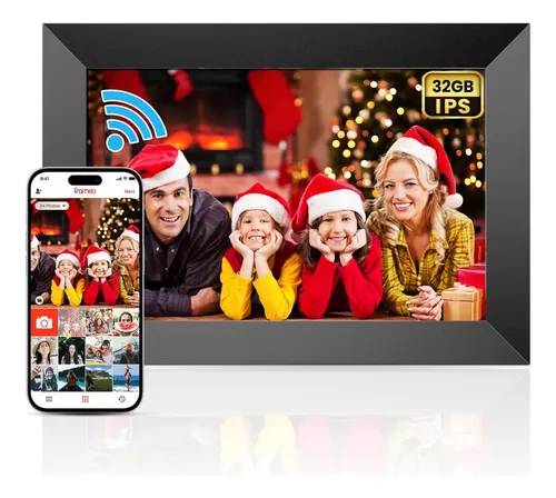 comprar Porta Retrato Digital Inteligente Wifi 10.1 Com 32gb Memoria
