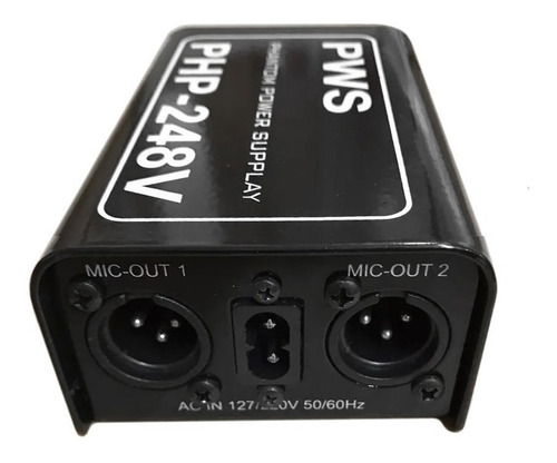 Imagem 3 de 6 de Phanton Power Suplay Duplo P/ Microfone Condensador Estudio