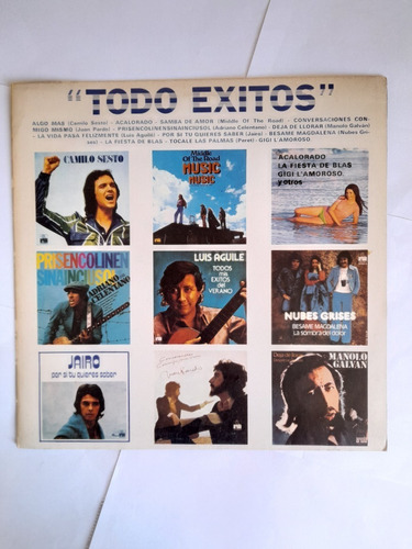 Vinilo Todo Exitos Varios Interpretes - Joya De Epoca 1974