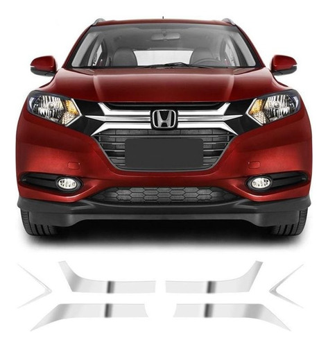 Kit Adesivos Hr-v Hrv Honda Aplique Grade Frontal Acessório