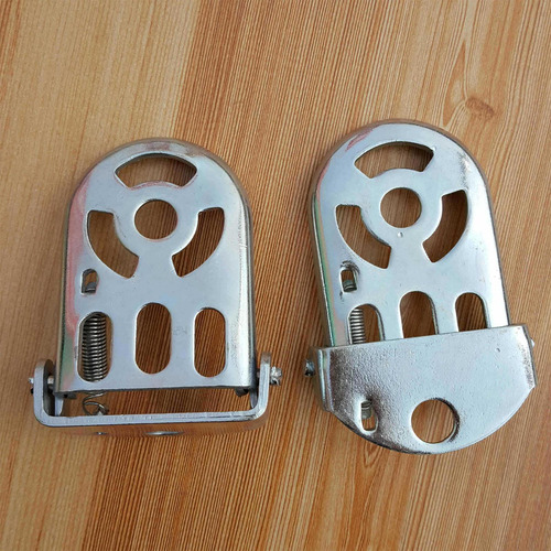 Reposapiés Para Bicicleta Plegables Reposapiés De Acero Inox